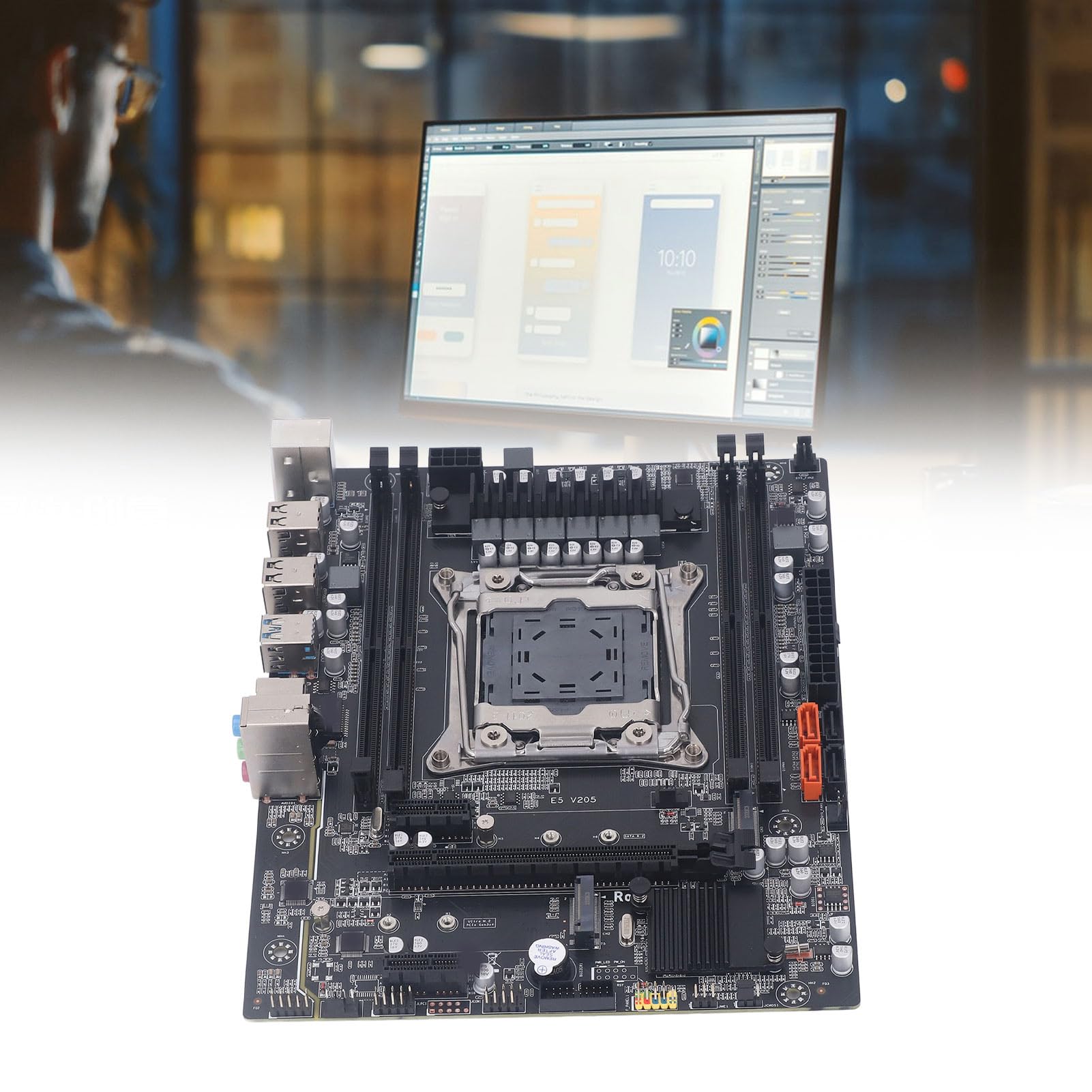 Amazon | コンピュータのマザーボード、LGA 2011‑3 CPU 4xDDR4、USB